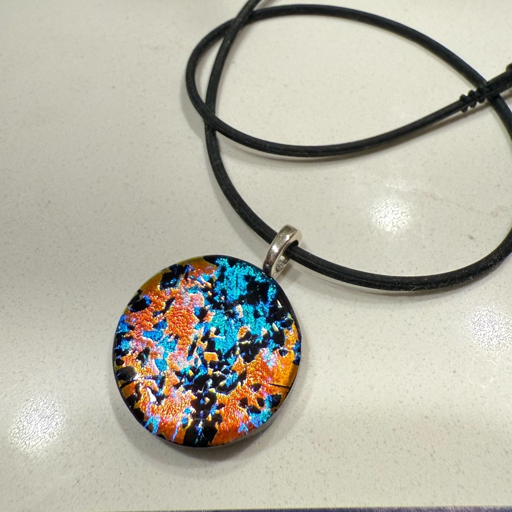 Glass Pendant Necklace